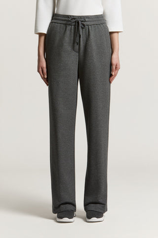 Pantalón de felpa de algodón perchada