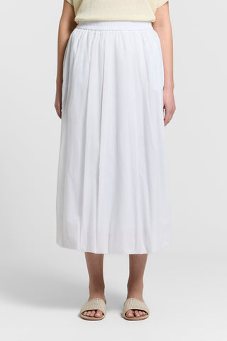 Cotton voile balloon skirt