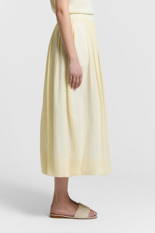 Cotton voile balloon skirt