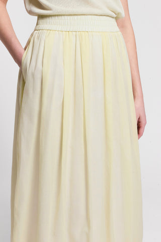 Cotton voile balloon skirt