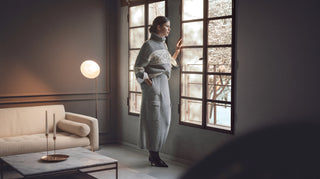 Norwegian wool and alpaca mouliné sweater