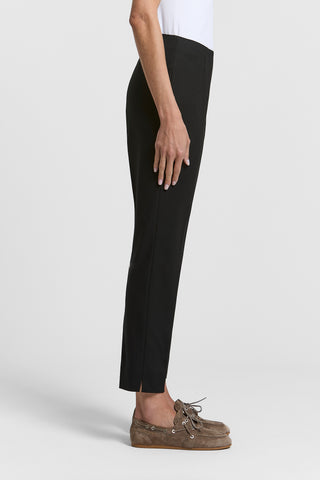 Cigarette-fit trousers in stretch cotton twill.