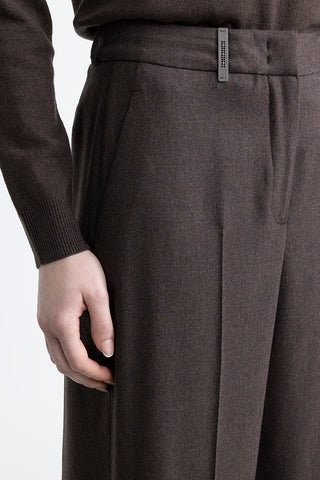 Wool and cashmere classic trousers  