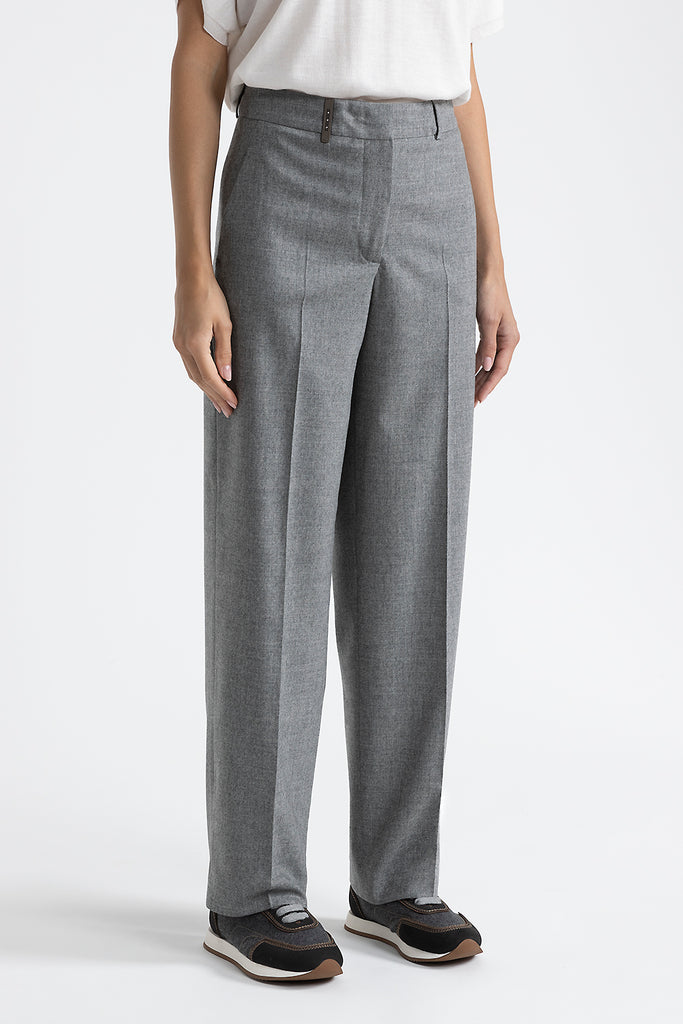 Wool and cashmere classic trousers  