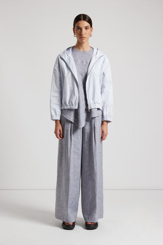 Trousers in light and cool pure linen