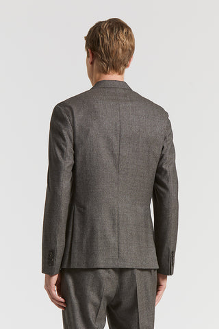 Single-breasted Zegna mouliné wool blazer