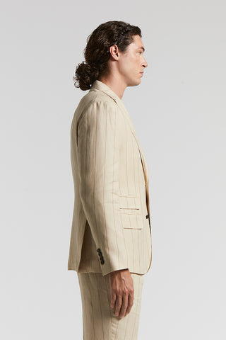 Ermenegildo Zegna linen single-breasted blazer