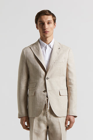 Ermenegildo Zegna linen single-breasted blazer