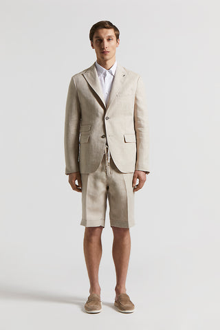 Ermenegildo Zegna linen single-breasted blazer