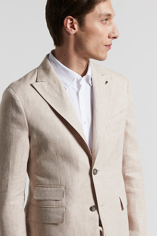 Ermenegildo Zegna linen single-breasted blazer