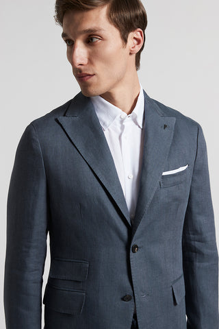 Ermenegildo Zegna linen single-breasted blazer