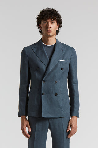 Ermenegildo Zegna double-breasted linen blazer