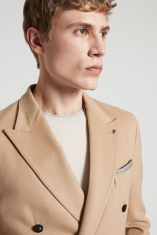 Double-breasted Zegna wool blazer