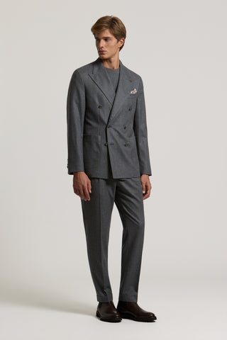 Veste croisée en flanelle de pure laine 2 / 3