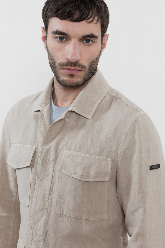 Pure linen safari jacket  