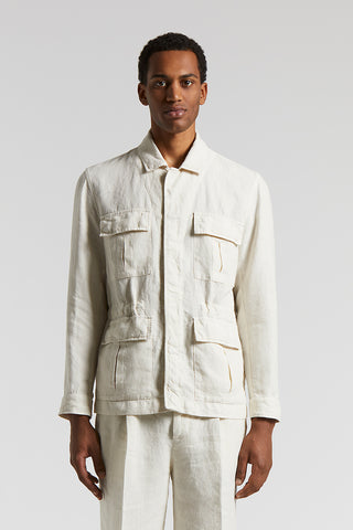 Pure linen Sahara jacket