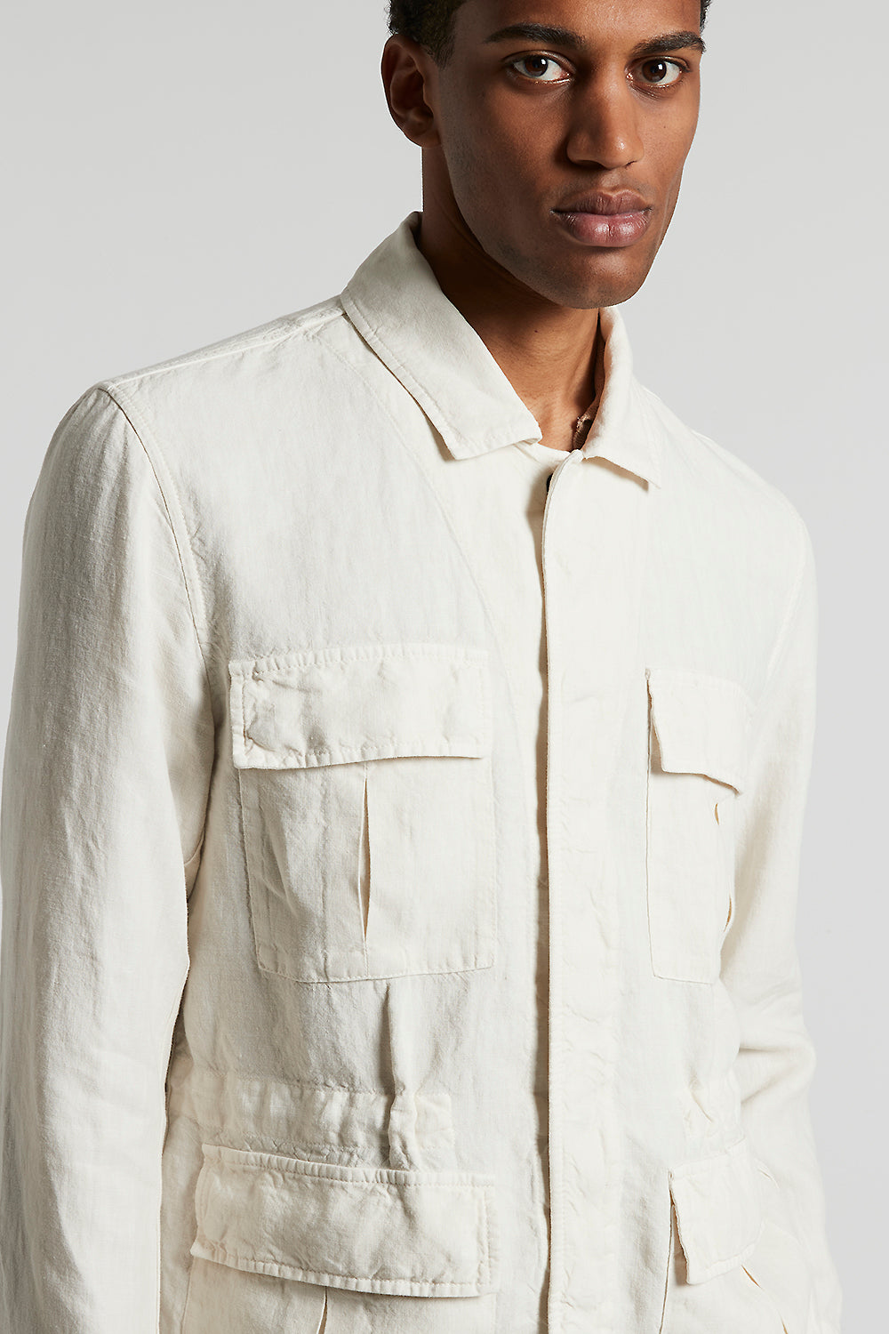 Pure linen Sahara jacket | Peserico