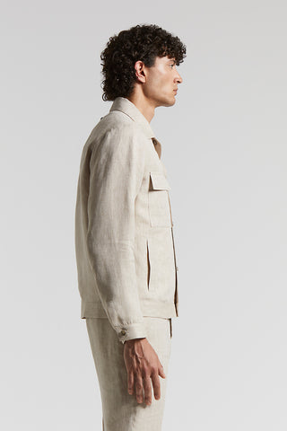 Ermenegildo Zegna pure linen overshirt