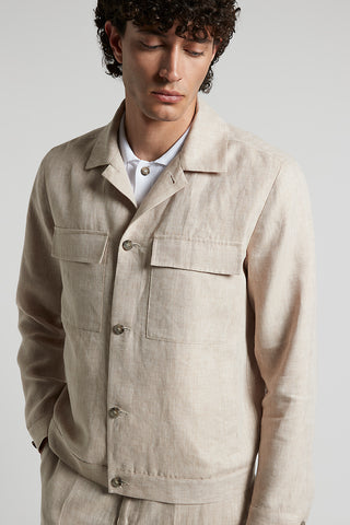 Ermenegildo Zegna pure linen overshirt