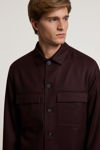 Pure wool gabardine overshirt 3 / 3