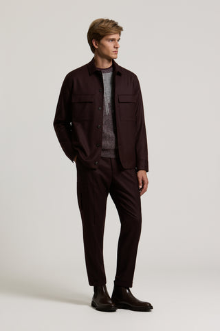 Pure wool gabardine overshirt 2 / 3