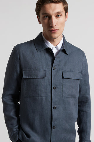 Ermenegildo Zegna pure linen overshirt