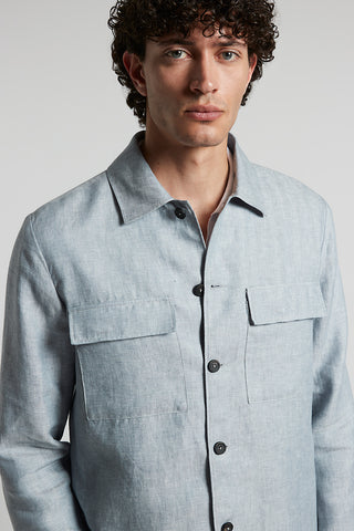 Ermenegildo Zegna pure linen overshirt