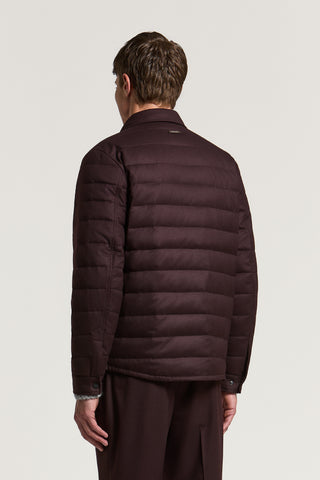 Chaqueta de gabardina de pura lana