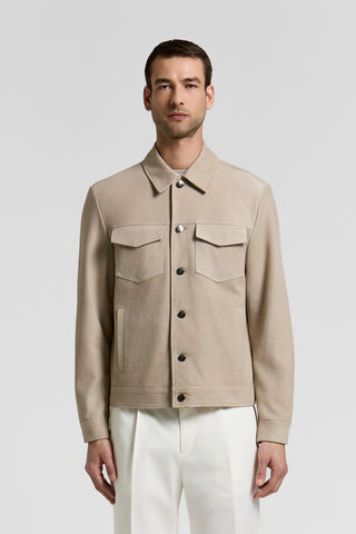 Jacke aus Veloursleder