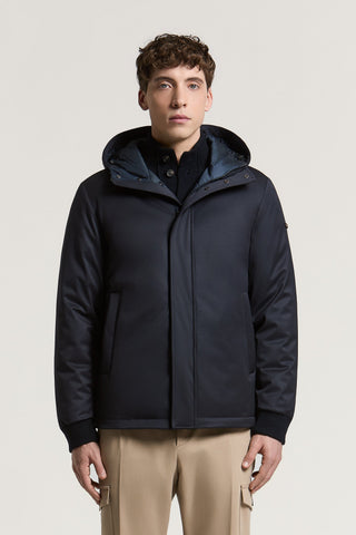 Veste en duvet et pure laine