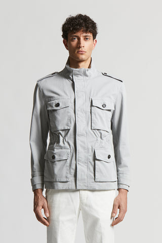 Comfort cotton gabardine field jacket