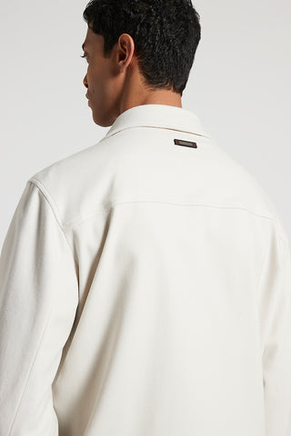 Wool-blend overshirt