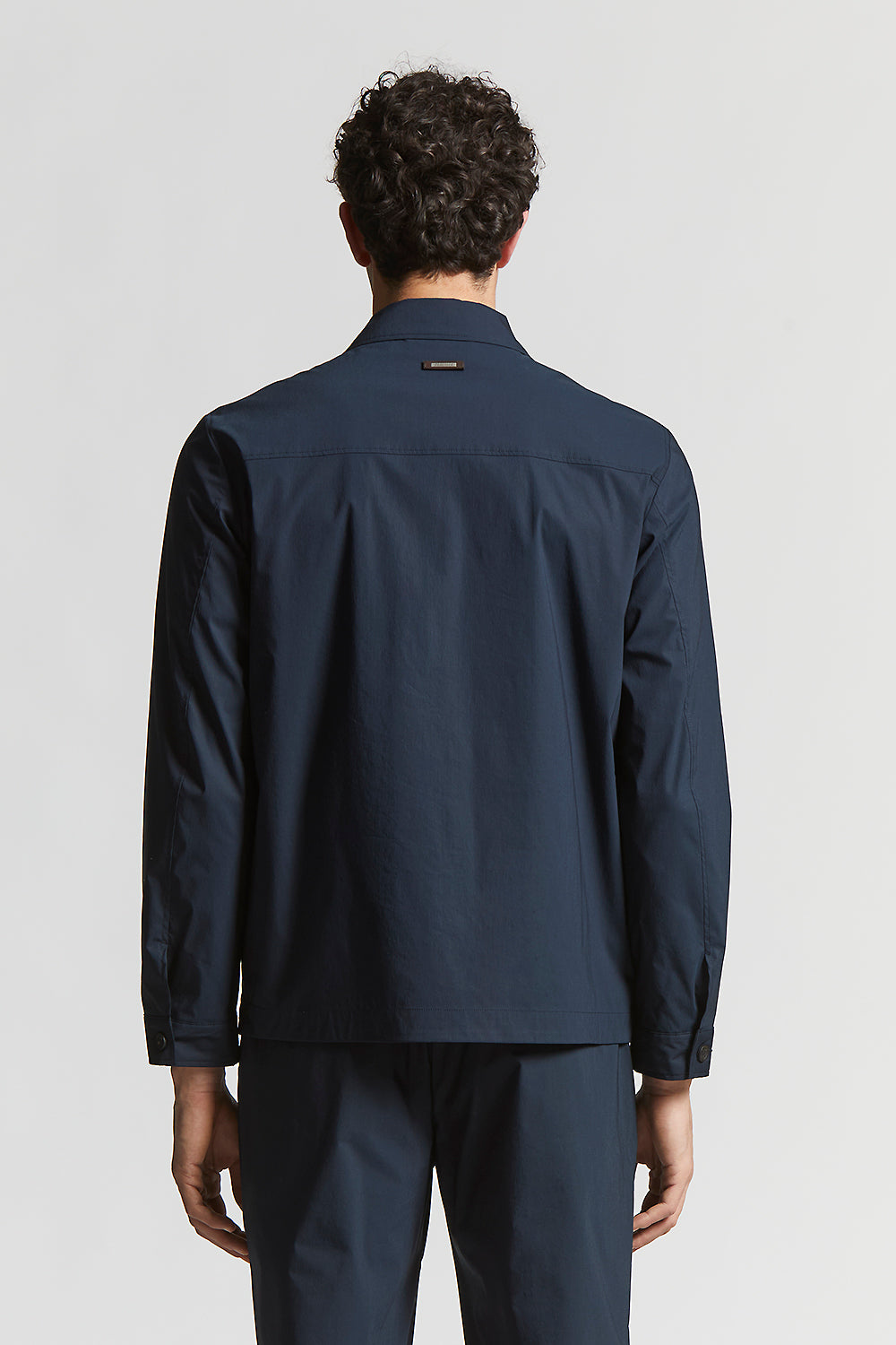 Tシャツ・カットソー PESERICO Overshirt in lightweight stretch cotton canvas Stretch cotton lightweight canvas overshirt | Peserico