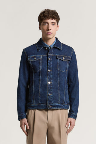 Cotton twill denim jacket