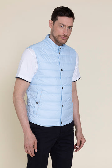Sleeveless puffer gilet  