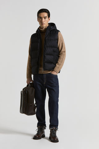 Knop mouliné yarn turtleneck sweater