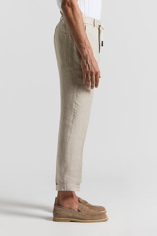 Ermenegildo Zegna pure linen jogger trousers