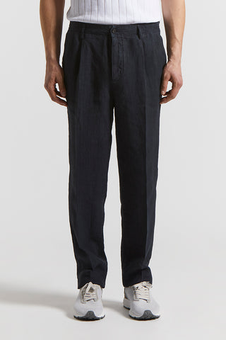 Pure linen trousers