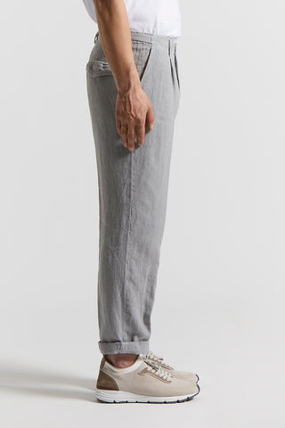 Pure linen trousers