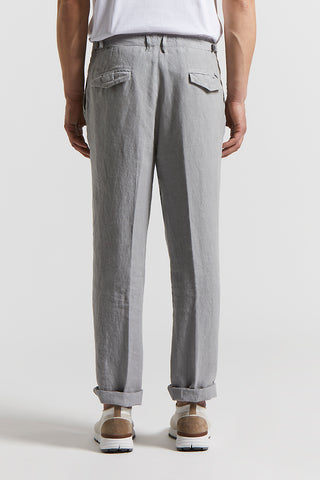 Pure linen trousers