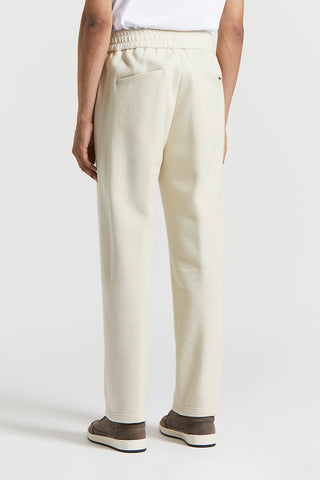 Cotton and cashmere joggers