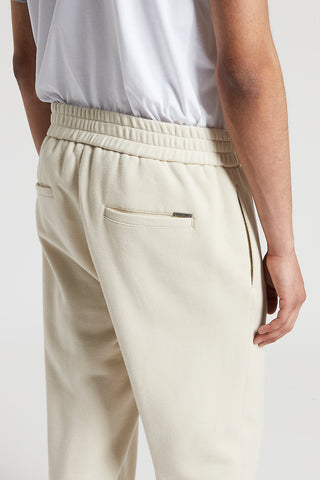 Cotton and cashmere joggers