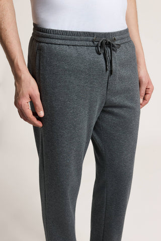 Pantalón «jogger» de interlock de mezcla de algodón