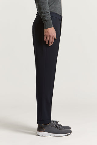 Pantalón de gabardina técnica de pura lana