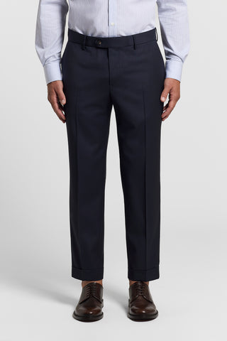 Lightweight pure merino wool fabric trousers