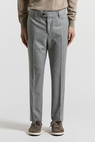 Wool flannel trousers