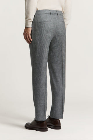 Pantalón de franela de pura lana