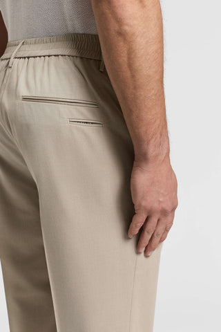 Pantalón de chándal de sarga de algodón y lana