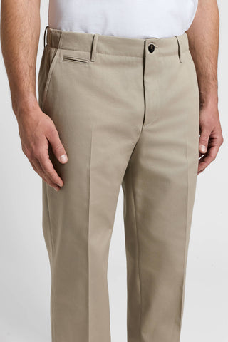 Pure cotton gabardine chinos