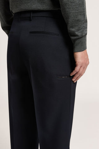 Pantalón de gabardina de pura lana